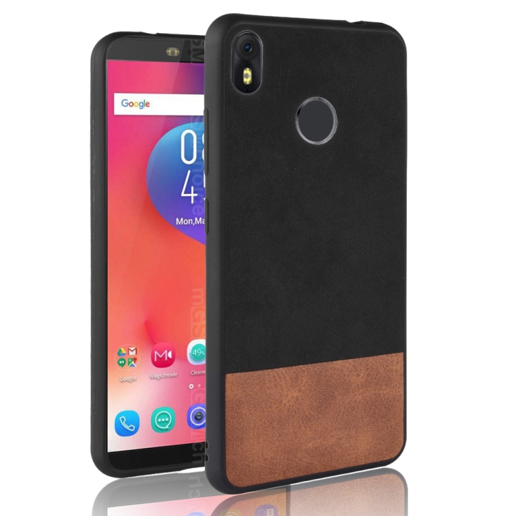 

Shockproof Color Matching Denim PU + TPU Case for Tecno Infinix Hot S3 X573 (Black)