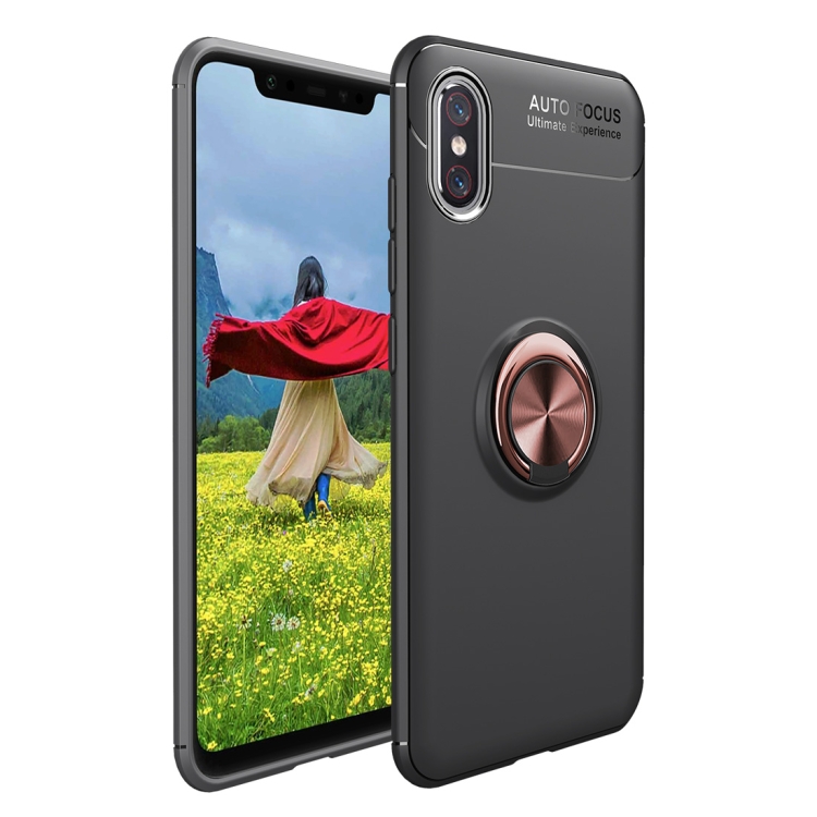 

Shockproof TPU Case for Vivo V11 Pro, with Holder (Black Gold)