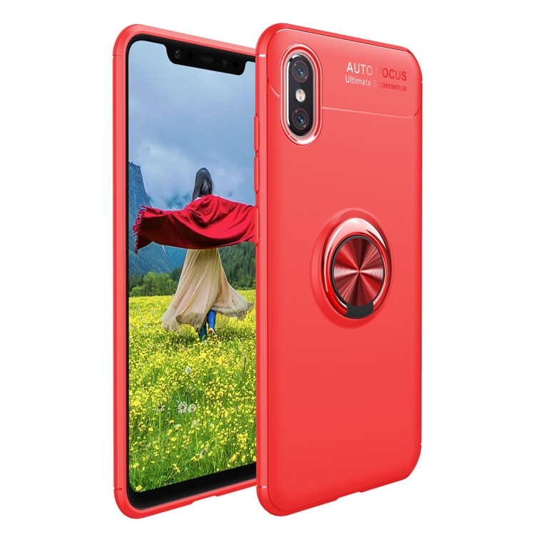 

Shockproof TPU Case for Vivo Y93, with Holder (Red)