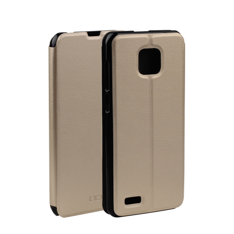 

Ulefone Spring Texture Horizontal Flip Leather Case for Ulefone Note 7 with Holder(Gold)