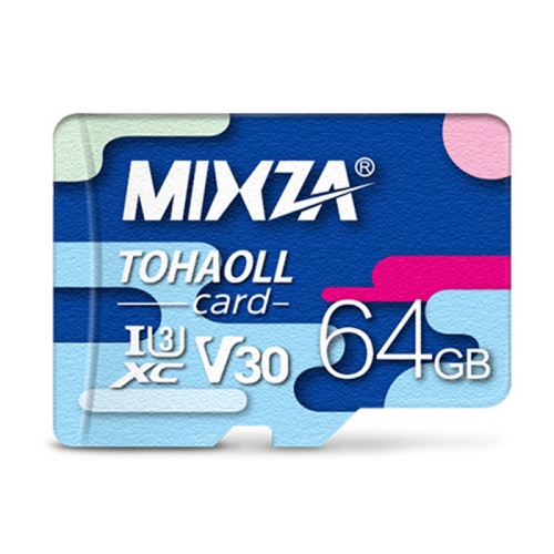 

MIXZA 64GB High Speed Class10 Colorful TF(Micro SD) Memory Card