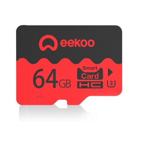 

eekoo 64GB U3 TF(Micro SD) Memory Card, Minimum Write Speed: 30MB / s, Flagship Version