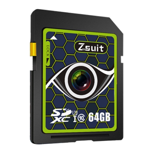 

Zsuit Honeycomb Series 64GB Camera Lens Pattern SD Memory Card for Driving Recorder / Camera and Other Support SD Card Devices