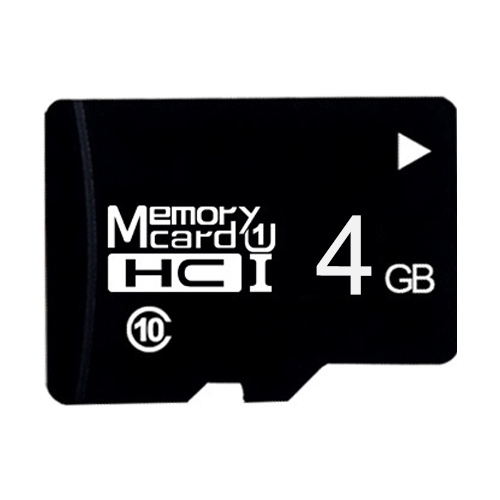 

4GB High Speed Class10 Black TF(Micro SD) Memory Card