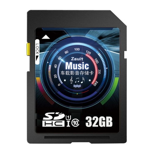 

Zsuit 32GB High Speed Class10 Car Audio and Video SD Memory Card