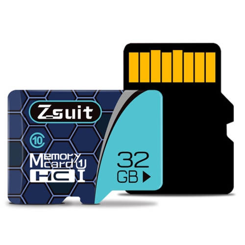 

Zsuit 32GB High Speed Class10 Silver Grey TF(Micro SD) Memory Card