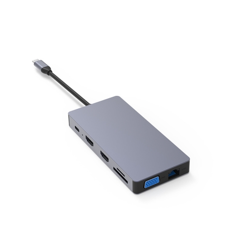 

Blueendless 12 In 1 Multi-function Type-C / USB-C HUB Expansion Dock
