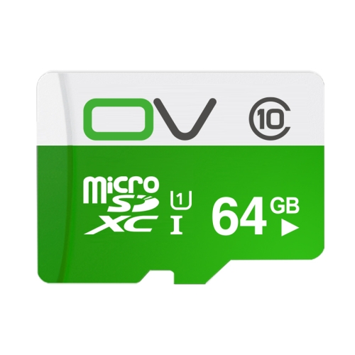 

OV 64 GB 10/80 W/R High Speed Class 10 TF (Micro SD) Memory Card(Green)