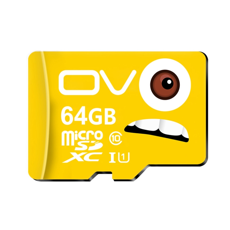 

OV 64 GB 10/80 W/R High Speed Class 10 TF (Micro SD) Memory Card(Yellow)