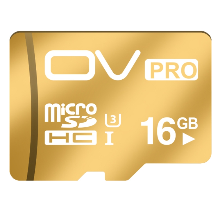 

OV 16 GB 30/90 W/R U3 Gold High Speed TF (Micro SD) Memory Card