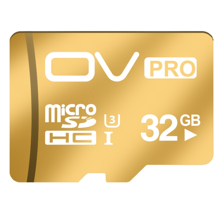 

OV 32 GB 30/90 W/R U3 Gold High Speed TF (Micro SD) Memory Card
