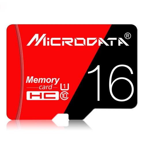 

MICRODATA 16GB High Speed U1 Red and Black TF(Micro SD) Memory Card