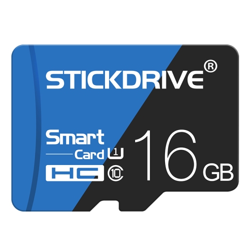 

STICKDRIVE 16GB High Speed U1 Blue and Black TF(Micro SD) Memory Card
