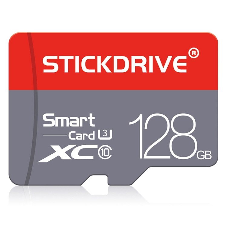 

STICKDRIVE 128GB U3 Red and Grey TF(Micro SD) Memory Card