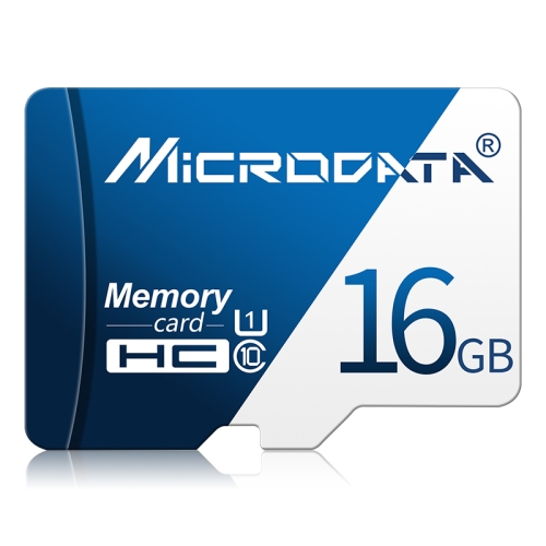 

MICRODATA 16GB U1 Blue and White TF(Micro SD) Memory Card