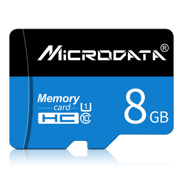 

MICRODATA 8GB U1 Blue and Black TF(Micro SD) Memory Card