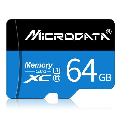 

MICRODATA 64GB U1 Blue and Black TF(Micro SD) Memory Card