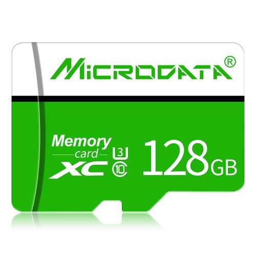 

MICRODATA 128GB U1 Green and White TF(Micro SD) Memory Card