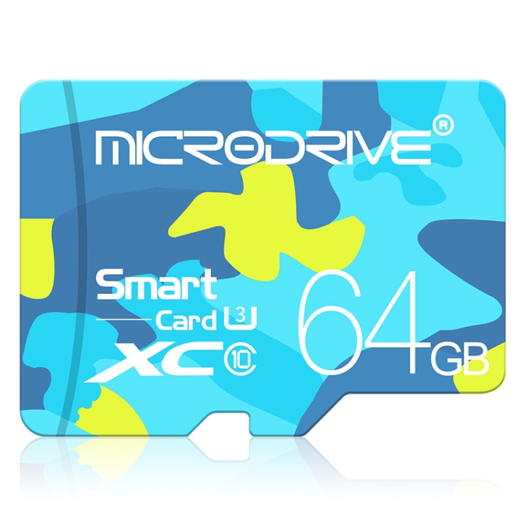 

MICRODRIVE 64GB U3 Camouflage TF(Micro SD) Memory Card