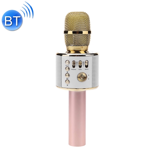 

GK38 Live Karaoke Microphone Wireless Bluetooth Microphone, Support TF Card(Gold)