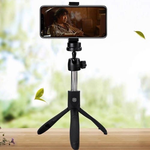 

K05 Bluetooth 4.0 Mobile Phone Adjustable All-purpose Bluetooth Selfie Stick Self-timer Pole Tripod (Black)