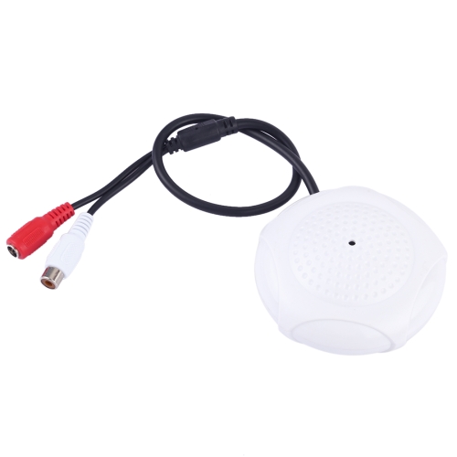 

Mini Car High-fidelity Audio Pickup Device Monitoring Sound Listening Device (White)