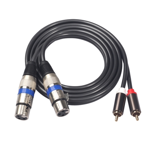 9ft Single RCA Male to RCA Male Plug Premium Audio Cable Gold Plated Connectors