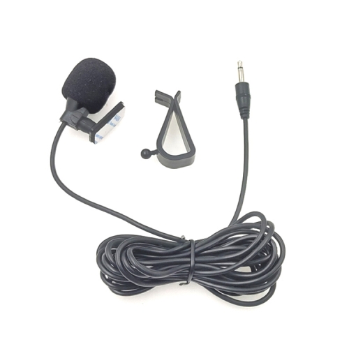 

ZJ015MR Mono 3.5mm Straight Plug Car Navigation DVD External Paste Microphone, Length: 3m