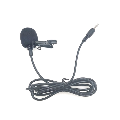 

ZJ031MR Mono 2.5mm Straight Plug Tour Guide Megaphone Lavalier Wired Microphone, Length: 1.5m