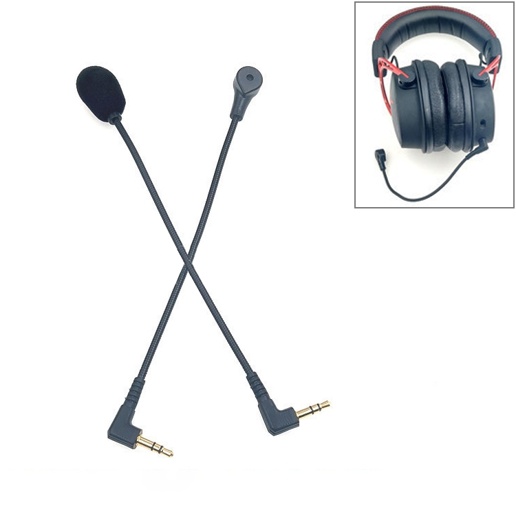 

ZJ033MR-03 19cm Stereo 3.5mm Angle Head Plug Gaming Headset Sound Card Live Microphone