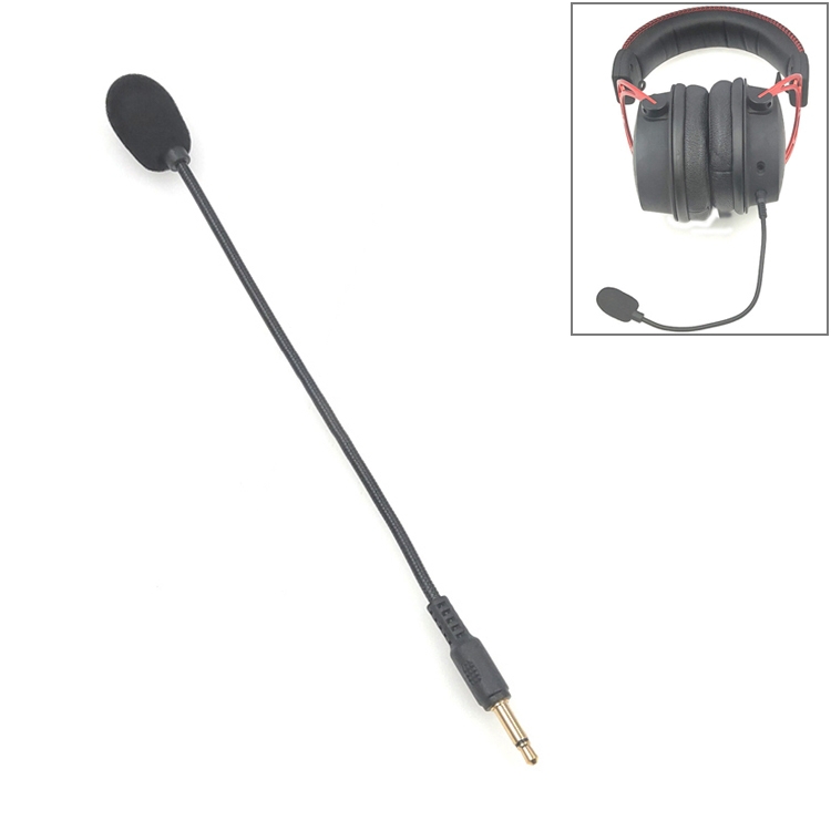 

ZJ033MR-03 17cm Mono 3.5mm Straight Plug Gaming Headset Sound Card Live Microphone