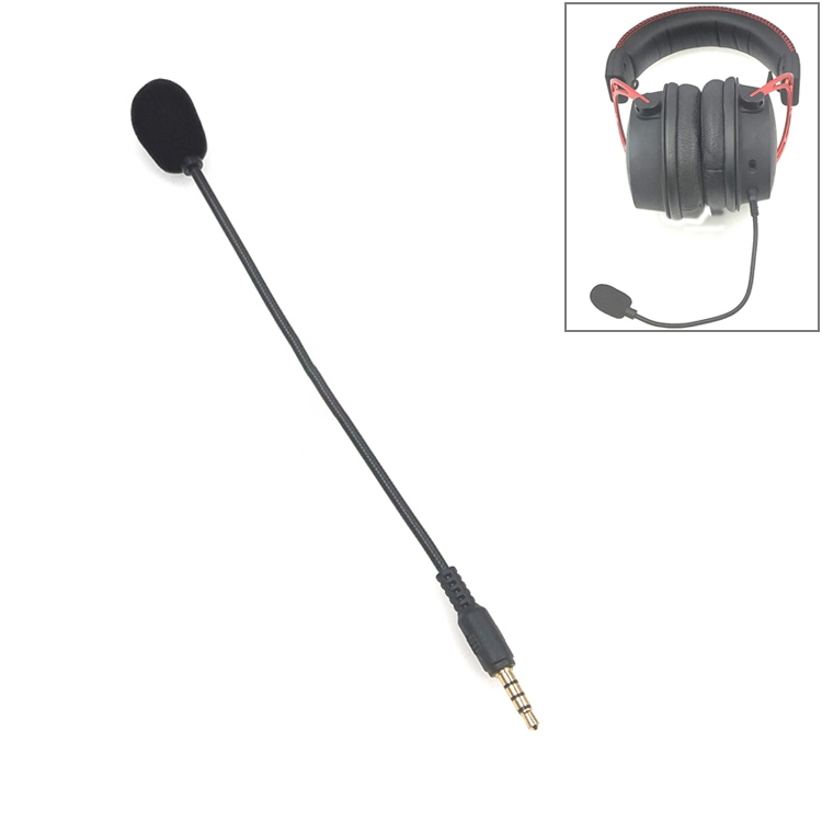 

ZJ033MR-03 17cm 4 Level Pin 3.5mm Straight Plug Gaming Headset Sound Card Live Microphone