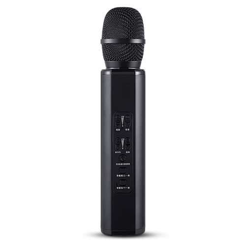 

K6 Bluetooth 4.2 Karaoke Live Stereo Sound Wireless Bluetooth Condenser Microphone (Black)