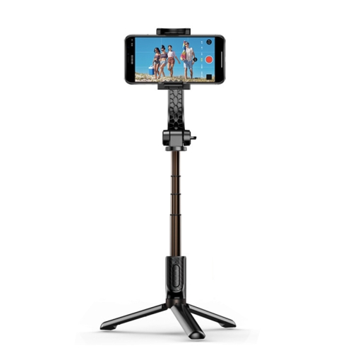 

H202 Handheld Gimbal Stabilizer Foldable 3 in1 Bluetooth Remote Selfie Stick Tripod Stand for Smart Phone, Quad-Key Control