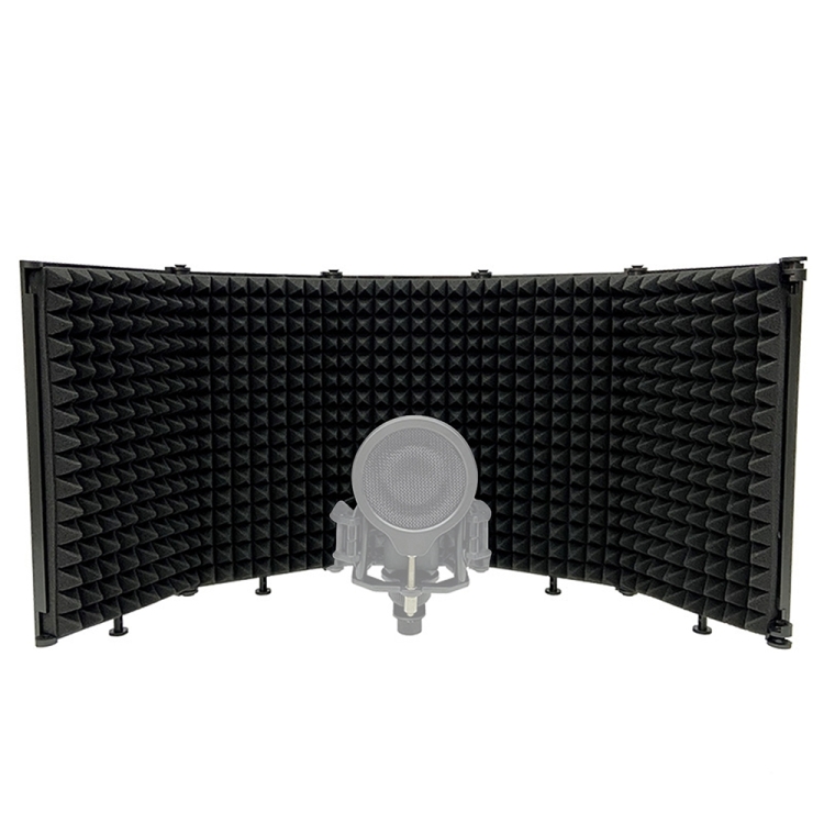 

TEYUN S5 Microphone Soundproof Cover Windproof and Sound-absorbing Accessories(Black)