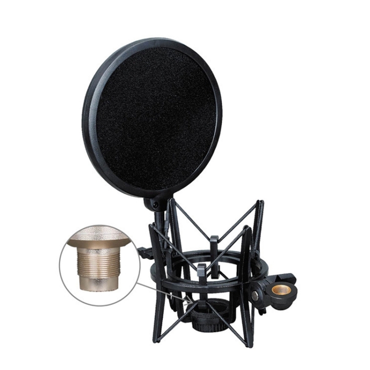 

SH-100 Live Microphone ABS Shockproof Bracket (Black)