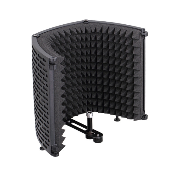 

H-3 Microphone Soundproof Cover Wind Screen Noise Reduction Bracket (Black)