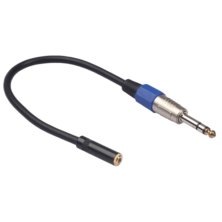 

3094MF-03 6.35mm Male to 3.5mm Female Audio Cable, Length: 0.3m
