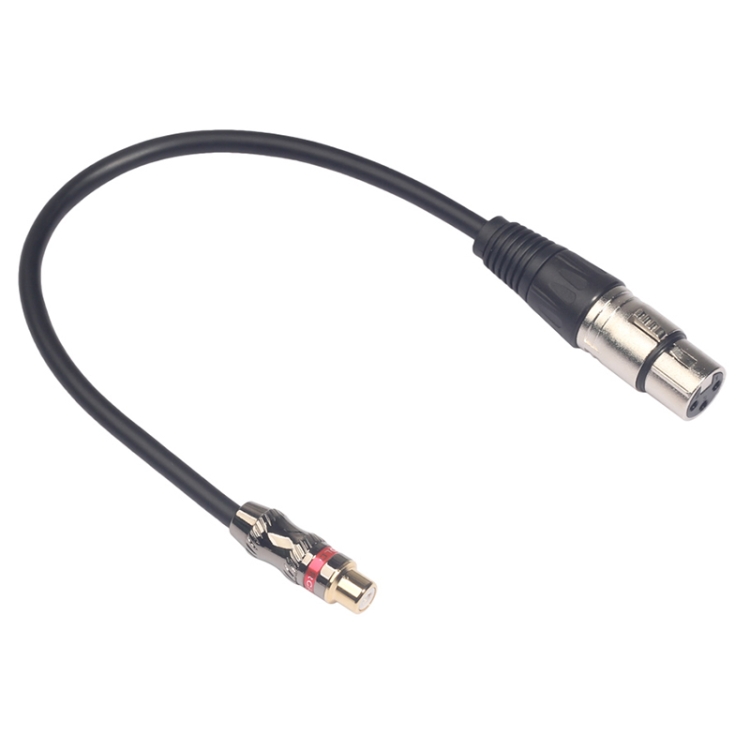 

TR026K18-03 RCA Female to XLR Female Audio Cable, Length: 0.3m