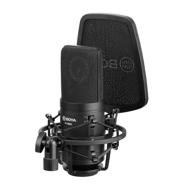 

BOYA BY-M800 Professional Recording Studio Cardioid Large Diaphragm Microphone