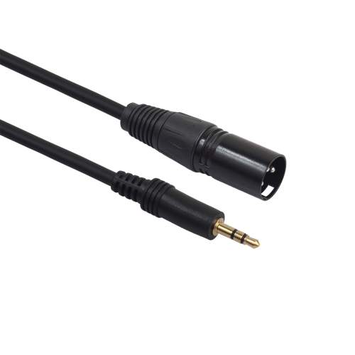 

351930 3.5mm Male to XLR Male Microphone Audio Cord, Length: 3m