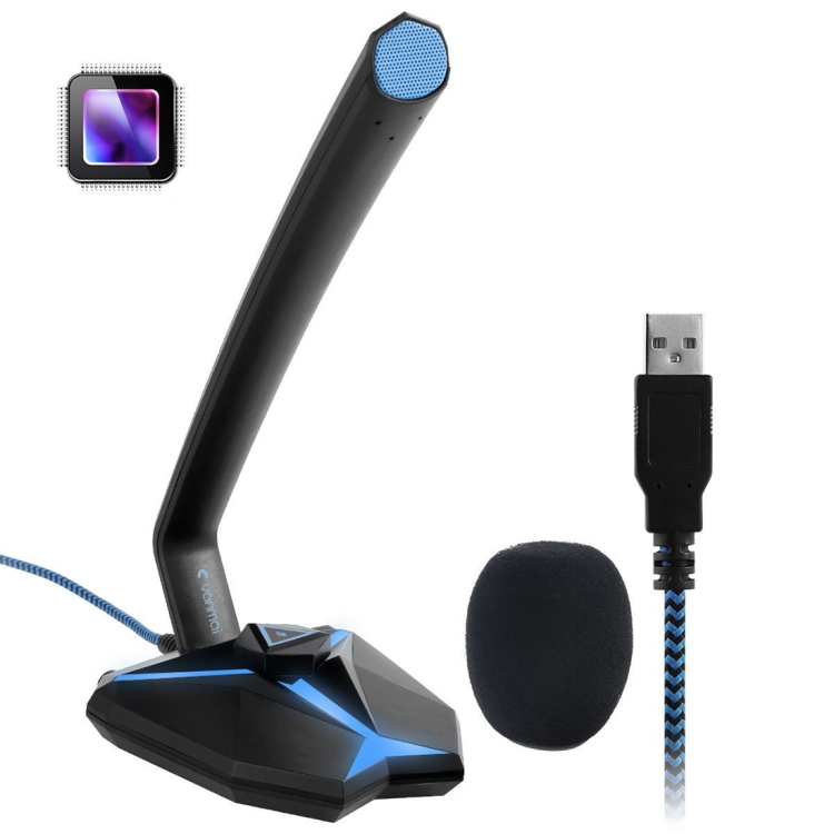 

Yanmai G33 Capacitive Gaming Microphone with LED Indicator (Blue)