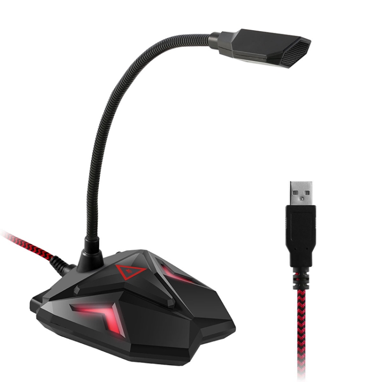 

G55 Capacitive Gaming Microphone with LED Indicator(Black)