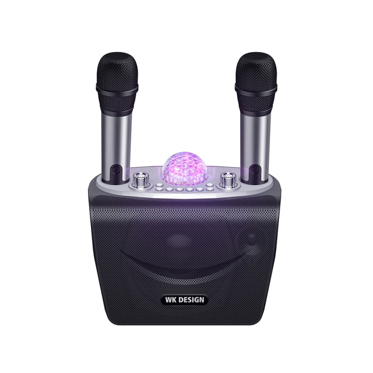 

WK D19 National K Song King Wireless Bluetooth 5.0 Speaker with KTV Atmosphere Light