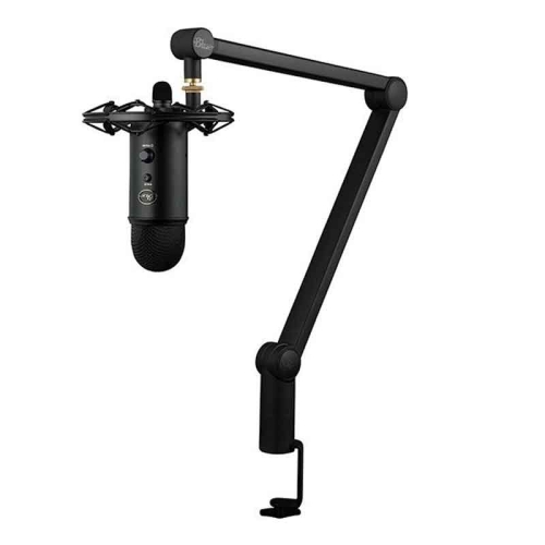 

Logitech Blue Yeticaster USB Microphone + Shockproof Mount + Clip-on Cantilever Bracket Live Broadcast Set (Black)