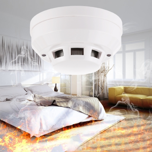 

Photoelectric Smoke Detector with Red LED Indicator(White)