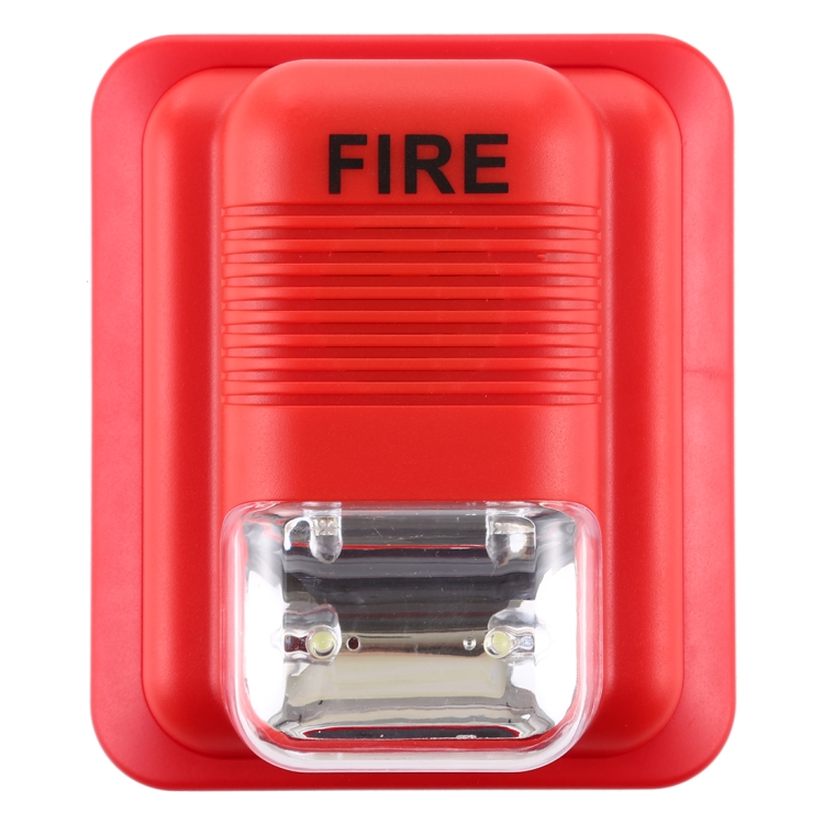 

Sound-light Fire Alarm Warning Strobe Horn Alert Safety System Sensor