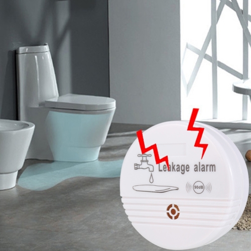 

360 Degrees Water Leak Detector Sensor 85dB Volume Water Leakage Alarm for Home Kitchen, Toilet, Floor