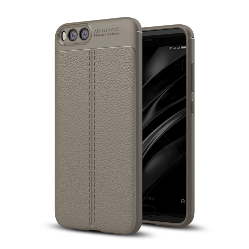 

For Xiaomi Mi 6 Litchi Texture TPU Protective Case (Grey)