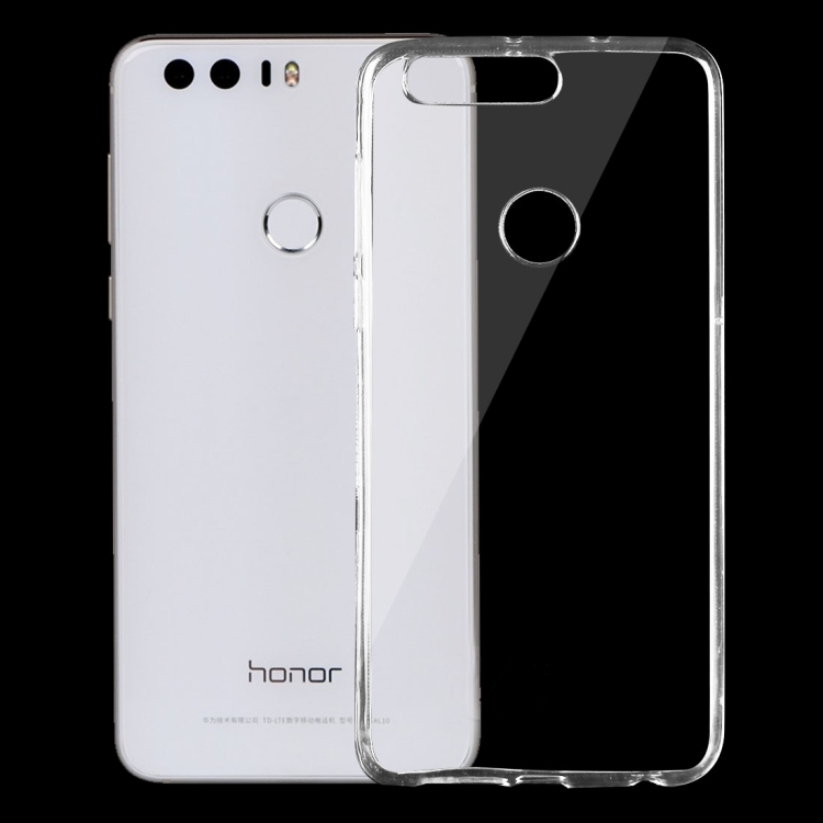 

For Huawei Honor 8 0.75mm Ultra-thin Transparent TPU Protective Case(Transparent)